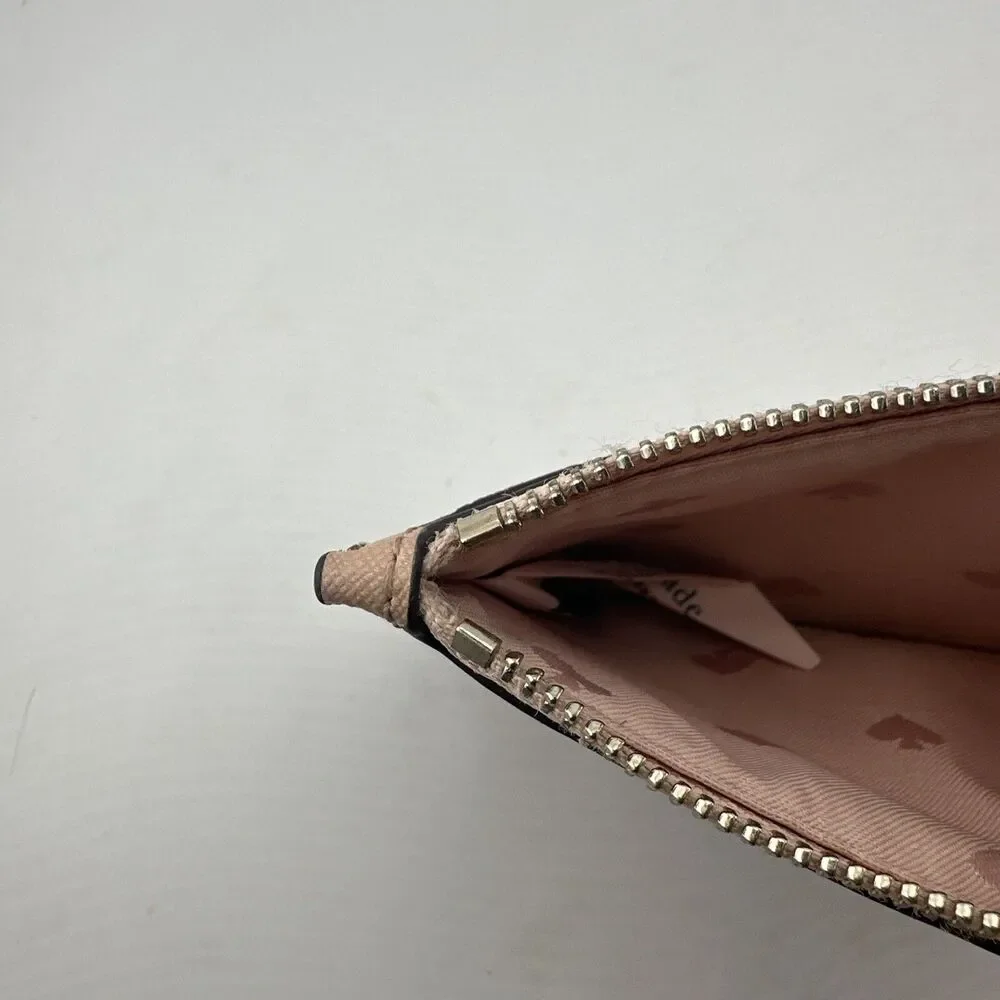 Kate Spade Medium L-Zip Cameron Leather Card Holder-Paper Rose-Pink - Picture 5 of 5